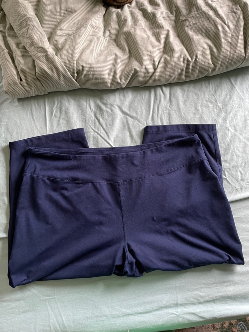 Lands' End Navy Blue Capri Pants